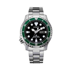 독일 시티즌 다이버 시계 Citizen NY008489EE Mens 아날로그 Automatic 워치 스테인리스스틸 스