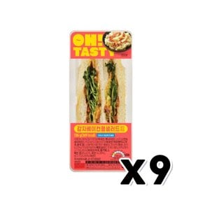 감자베이컨햄 샐러드 샌드위치 베이커리빵 136g x 9개