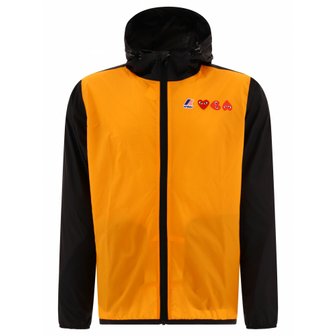 꼼데가르송 남성 KWay x CDG 자켓 P1J505 1ORANGE/BLACK 오렌지 /3