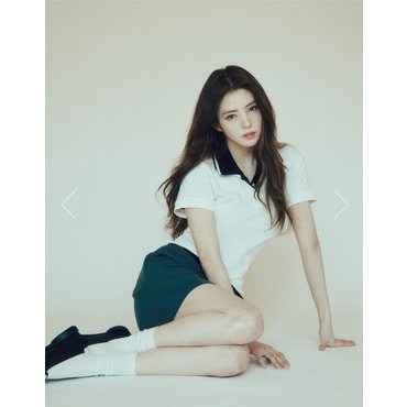 지오다노 NEW [한소희] 여자 폴로 자수 반팔 티셔츠315505