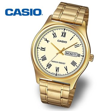 카시오 [정품] CASIO 카시오 MTP-V006G-9B 남성 정장 메탈 손목시계