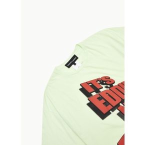에드워드커밍 26SS Dan Mitchell Oversized It`S Eddie Tee, Washed Green