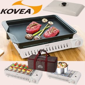 KOVEA 에디션 L 캠핑용 가스레인지 케이스포함 휴대용 가스렌지 구이