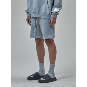 Rib Stitch Shorts_Gray