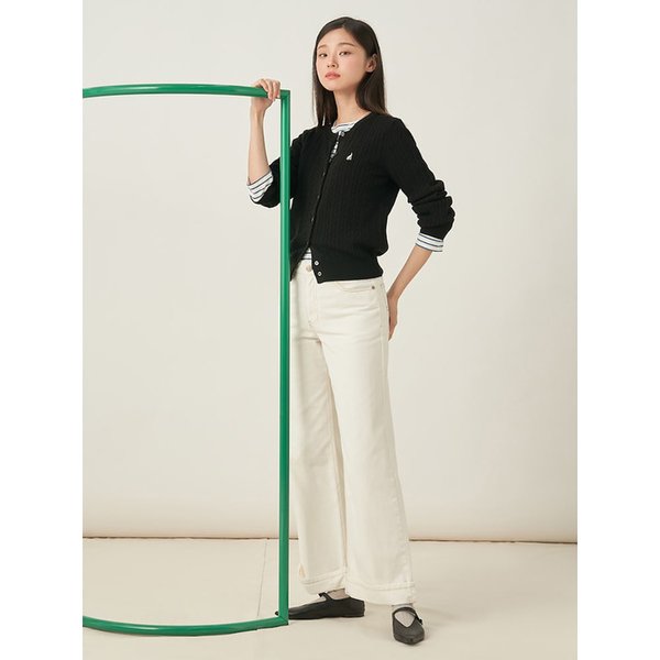 스트레이트 데님  아이보리 (BF5721C740)