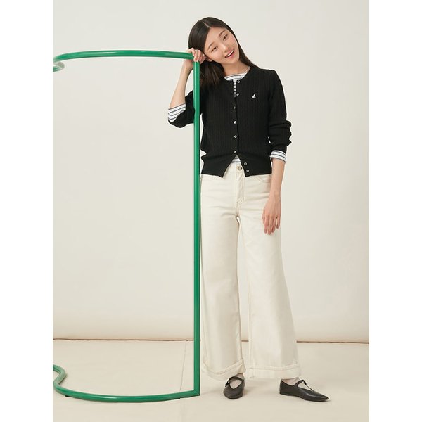 스트레이트 데님  아이보리 (BF5721C740)