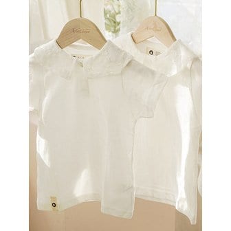 아림클로젯 쪼꼬미 이쁨 - 아기 레이스 카라 티셔츠