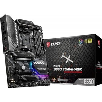  MSI MAG B550 TOMAHAWK 마더보드 ATX [AMD B550 칩셋 탑재] Ryzen 5000 시리즈 프로세서 MB5028