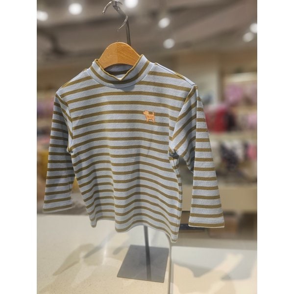 [파주점] (BL)  STRIPE 하프폴라티셔츠  24C7533005