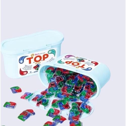 [10배 초농축] 탑포드 캡슐세제 플로랄향 16g X 100개입 3in1 프리미엄 실내건조 대용량 세탁세제(1)
