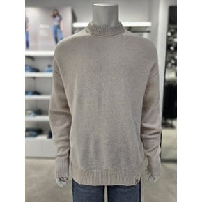 [파주점] [CK진] 남성 릴렉스핏 알파카 울 니트 스웨터 (J326737-PDH)