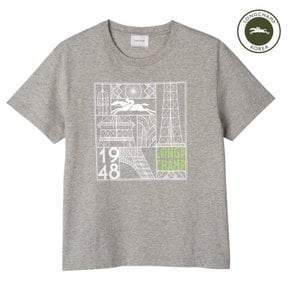 [공식] 롱샴 2025 봄/여름 컬렉션 티셔츠 61403GC1112