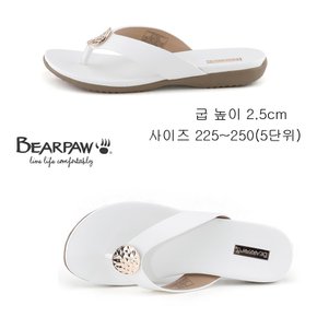 베어파우(BEARPAW) 여성 MELLA 발편한 가죽 쪼리 (K1027)