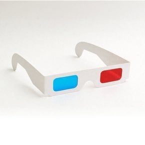 레드 블루 3D 종이 안경 적청 입체 글라스 애너글리프 영화관 영상 과학 교육 체험 학습