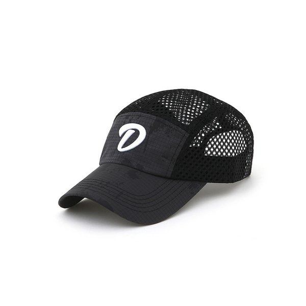 D MESH BLACK CAMP-CAP
