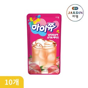 마이쮸 납작복숭아요거트에이드 230ml X 10개