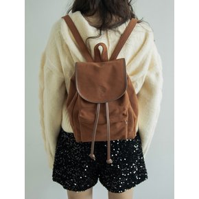 suede backpack_brown