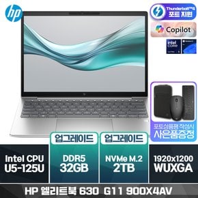 엘리트북 630 G11 900X4AV [2TB (SSD)교체+16GB RAM 추가(32GB)]