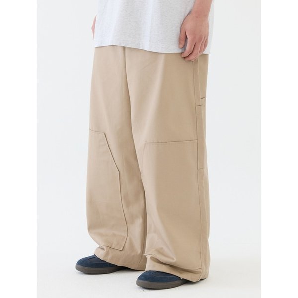 ESS Cotton Carpenter Pants - Beige
