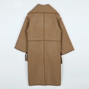 FW25 여성 엠브로이더드 스카프코트 244WRO0131FB0292 033 _EMT