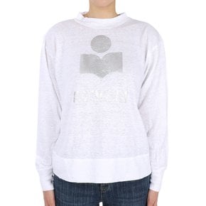 23FW 여성 클로위아 린넨 긴팔(화이트/실버) TS0005FA A1N10E 20WH /국내당일발송