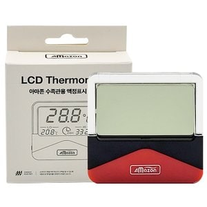  아마존 수족관용 접착식 LCD 온도계 T-203 24시간 온도측정 화씨섭씨