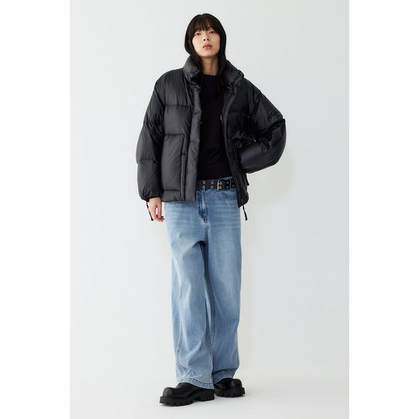 [리오더] 하이넥 글로시 숏 다운점퍼 9175414982199