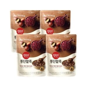 햇반 소프트밀 통단팥죽 420g x 4개