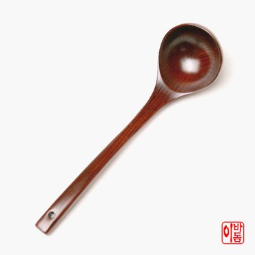 이바돔 국내산 천연 옻칠 나무 국자 대