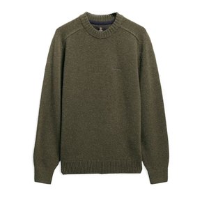 [해외배송] 바버 NEWTOWN OLIVE 그린 울 크루넥 점퍼 MKN1773OL54 B0302362656