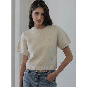 Olly Half Sleeve Knit [Ivory]