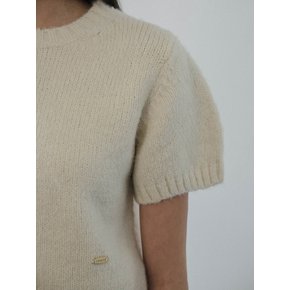 Olly Half Sleeve Knit [Ivory]