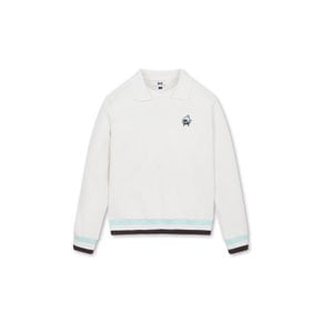 왁[WAAC]골프 (WWTBA24602IVX)Women Fake collar sweatshirts