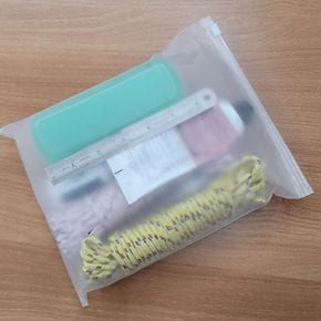 반투명 슬라이드 지퍼백 25x35 봉투 PE 대형