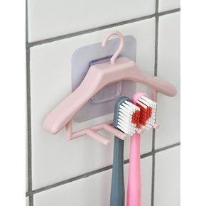 옷걸이 모양 접착식 욕실 칫솔걸이