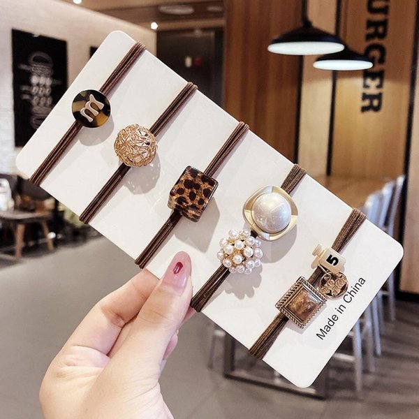 [옷자락] 여성 데일리 포인트 캐주얼 패션 5종세트 머리끈