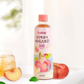 [화수분상회] 복숭아 티로그 납작복숭아 아이스티 홍차 500ml x 24개입