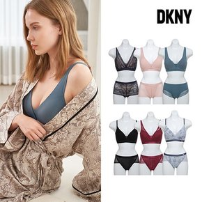 [하프클럽/DKNY UNDERWEAR]홀리데이 컬렉션 브라팬티 12종 여성 최신상