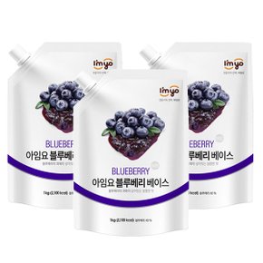 메가커피 아임요 과일베이스 블루베리 1kg 3개세트