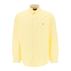 랄프로렌 Mens shirt 710795462 YELLOW OXFORD