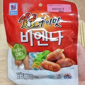 5분마켓 대림 숯불구이맛비엔나 부대찌개소세지 100g