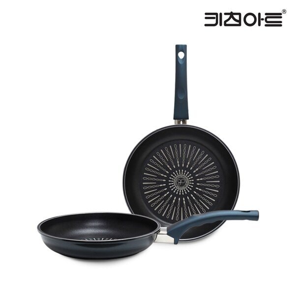 까사 티타늄코팅 인덕션가능 후라이팬세트 2종A(후24+28) 코팅팬