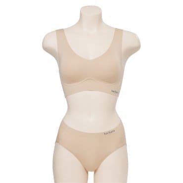 barbara 스킨 퓨징 무봉제 심리스 노라인 브라 팬티 세트 (ABR6023 ABP6023SK)