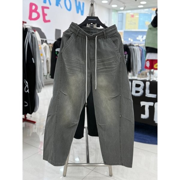 [여주점] 워싱 리벳 와이드팬츠 JHZZ80101