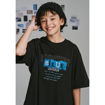 블루테일 AZG1TS04BK 블랙 반팔 티셔츠