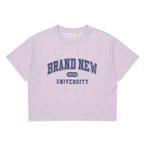 여아 크랙 빅로고 반팔 티셔츠 22P0452 PU_P422506310