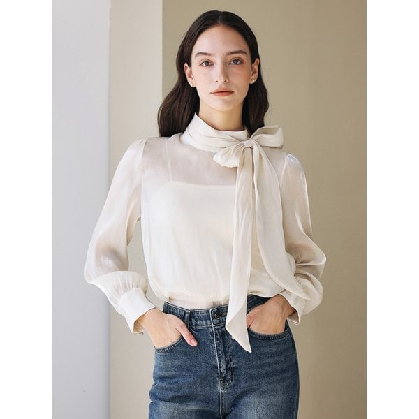 샤이니 리본타이 블라우스_4color_JFFTS058M(E)