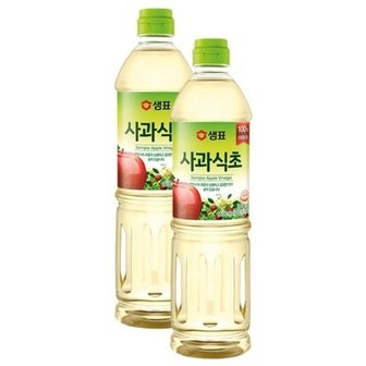  샘표 사과식초 900ml 2개