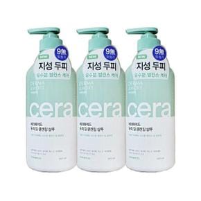 애경 더마앤모어 세라마이드 두피 딥 샴푸 600ML 3개