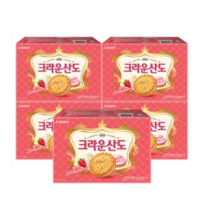 크라운 크라운산도 딸기 323g 5개